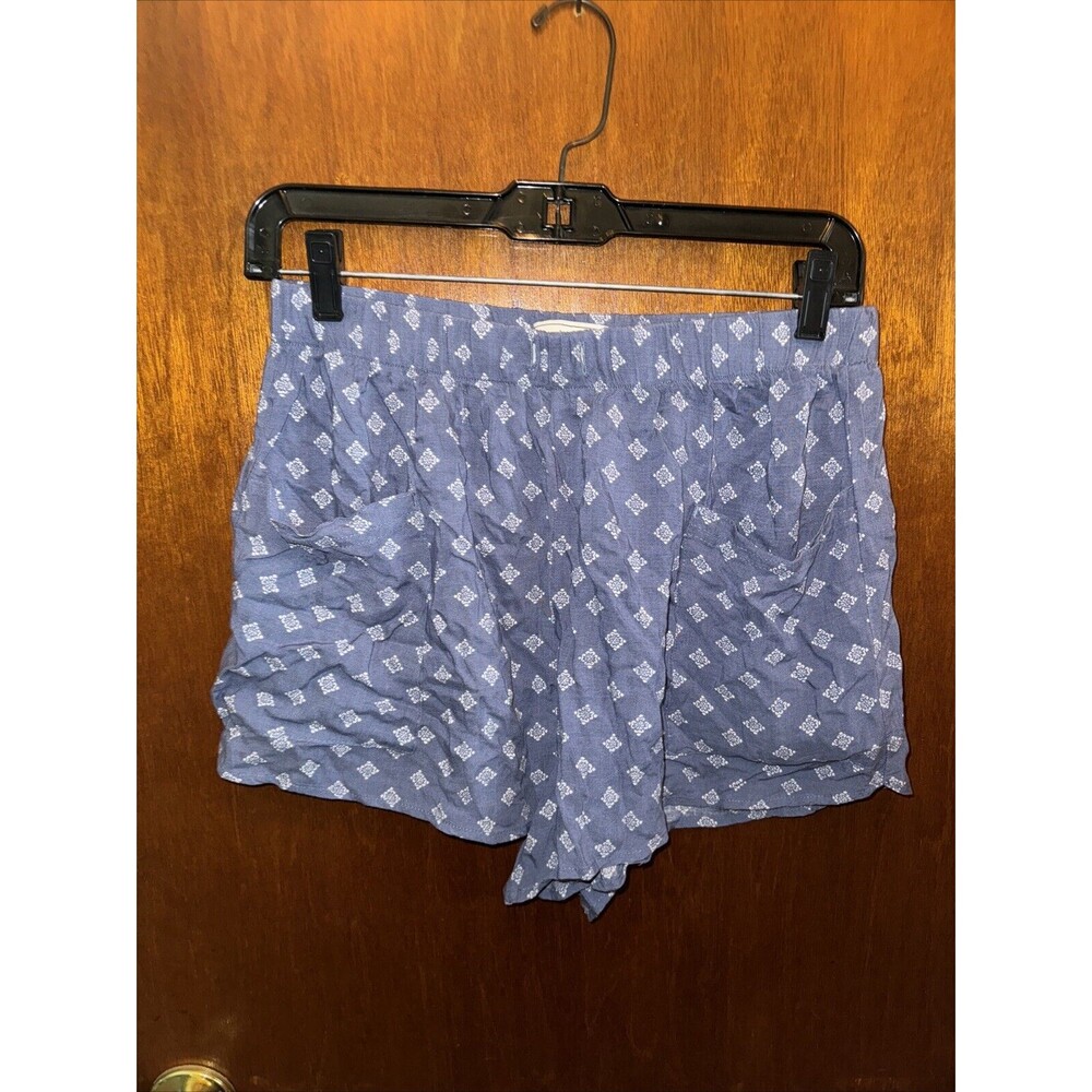 Abercrombie And Fitch Womens Blue Paisley Shorts Size Small